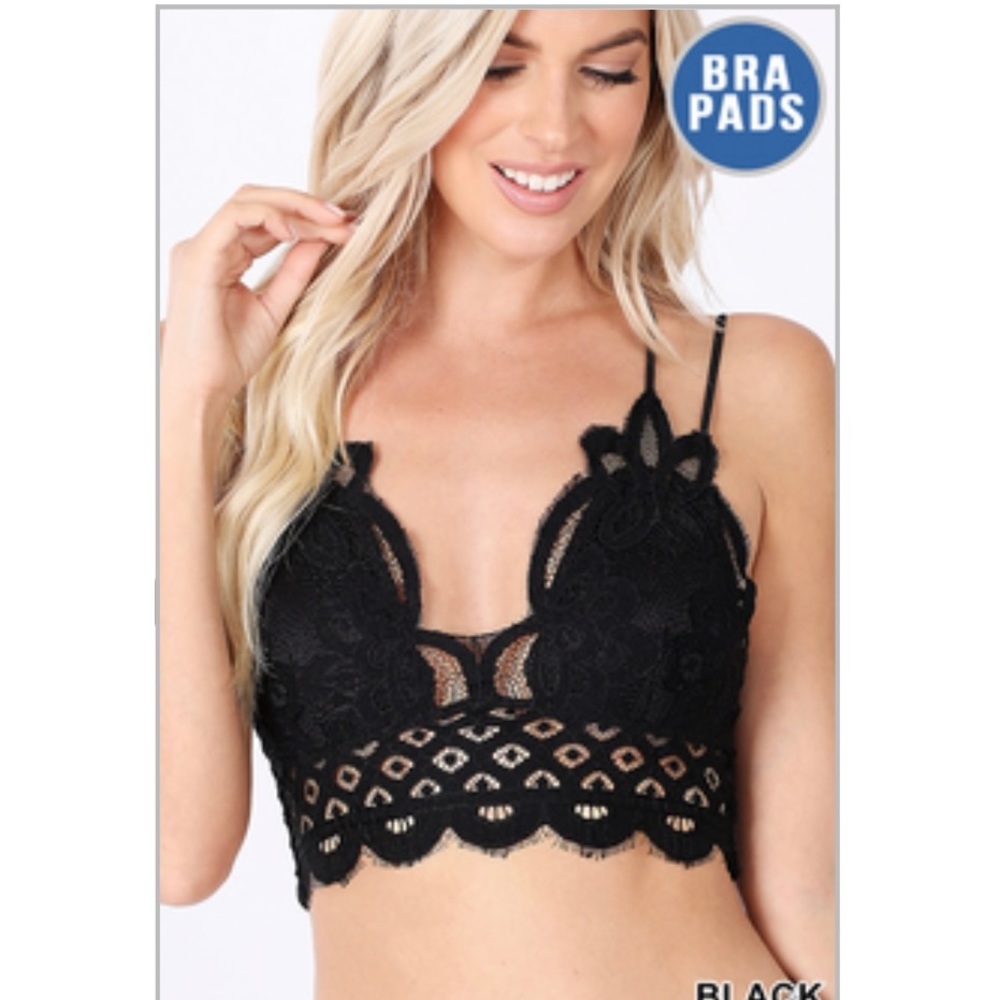 Lace Crochet Bralette